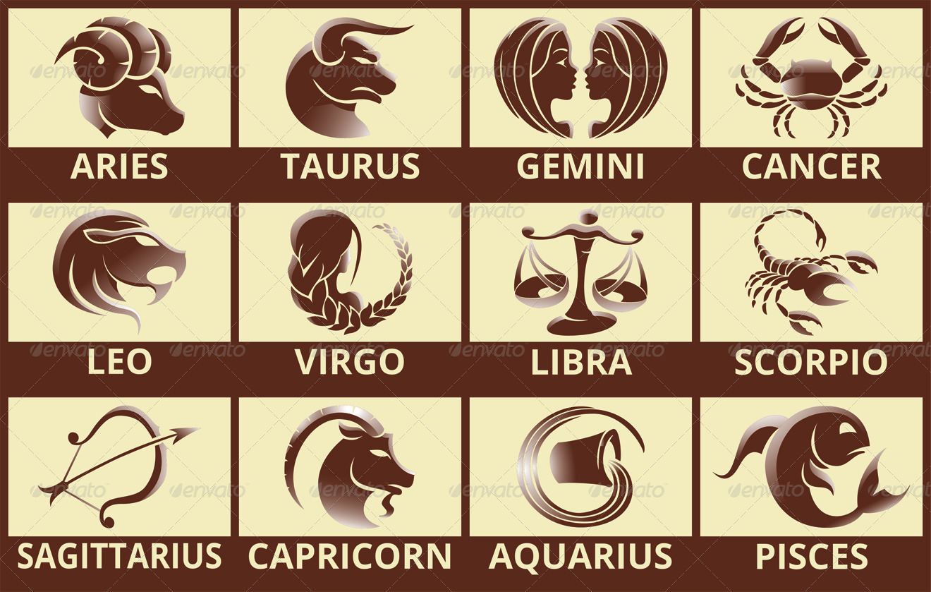 Zodiac Signs by De4m GraphicRiver